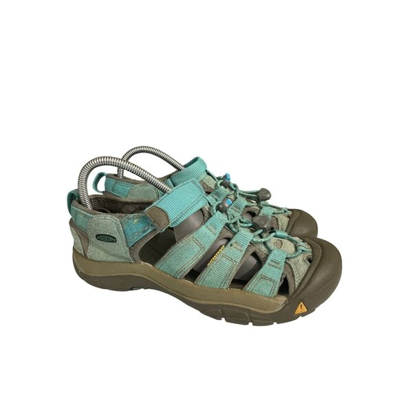 Keen big kids  Size 5 Green  Gray Waterproof Hiking Outdoor Sandals Shoes - Picture 5 of 8